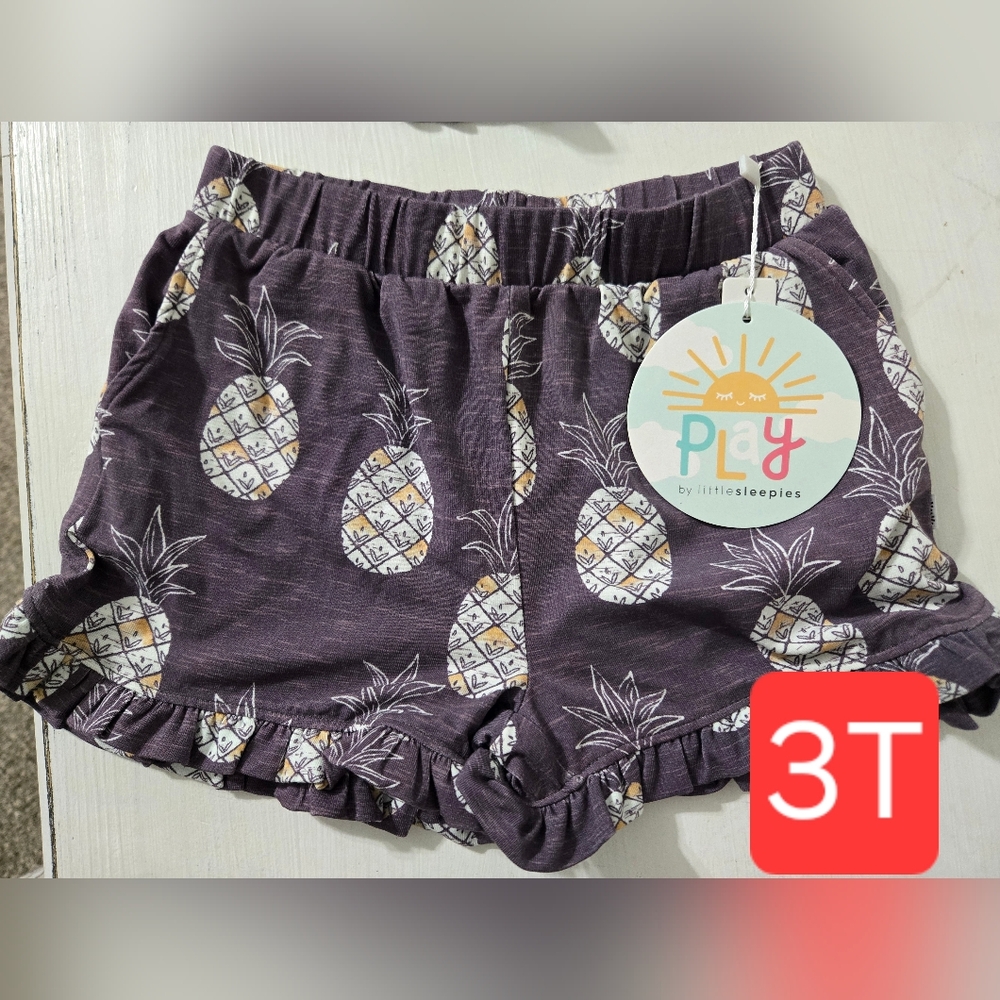 NWT Little Sleepies Ruffle Shorts